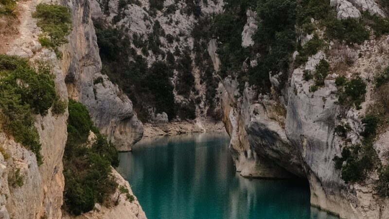 Gorges du Verdon et plateau de Valensole dans les Alpes-de-Haute-Provence