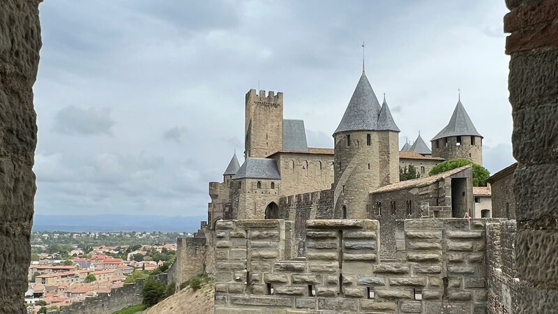 Cité médiévale de Carcassonne dans l'Aude