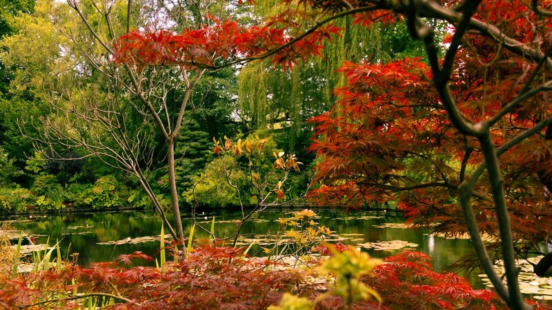 Jardins de Giverny et méandres de la Seine dans l'Eure