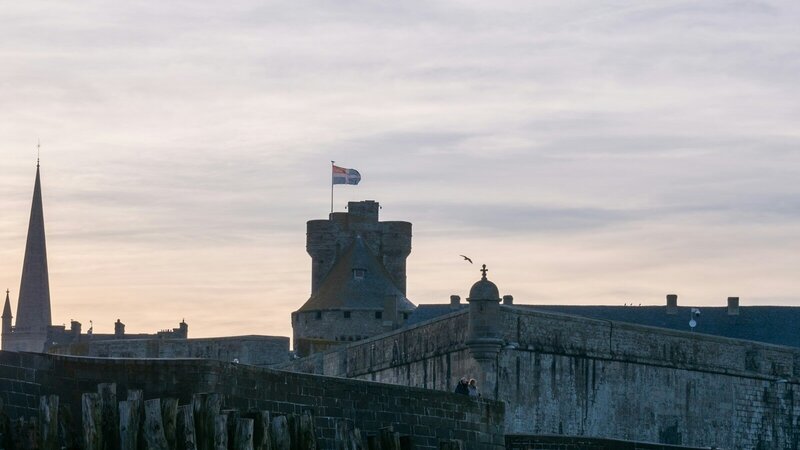 Remparts de Saint-Malo et côte d'Émeraude en Ille-et-Vilaine