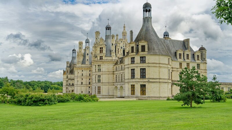 Château de Chambord et forêt de Sologne en Loir-et-Cher